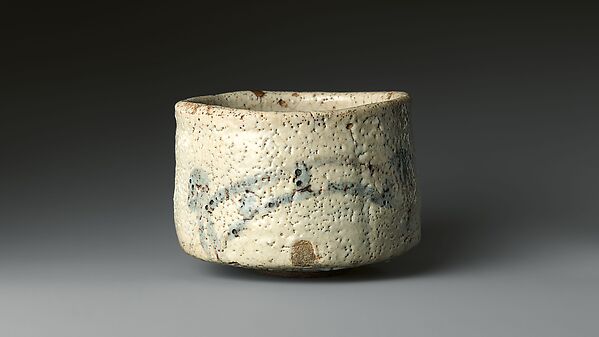 Shino Tea Bowl with Bridge and Shrine, Known as “Bridge of the Gods” (Shinkyō)