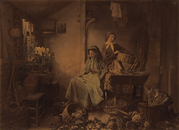 [Preparing Spring Flowers for Market] (86.XM.603)